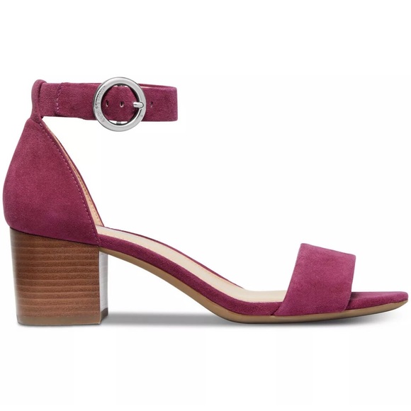 Michael Kors Lena Purple Suede Flex Pump Heel - Picture 2 of 4